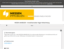 Tablet Screenshot of niessen-immobilien.de